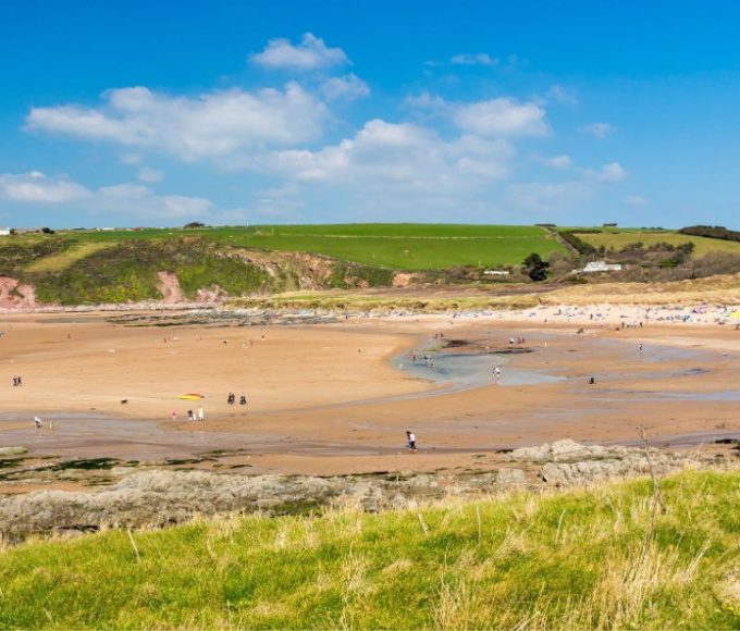 Bantham Beach in Devon