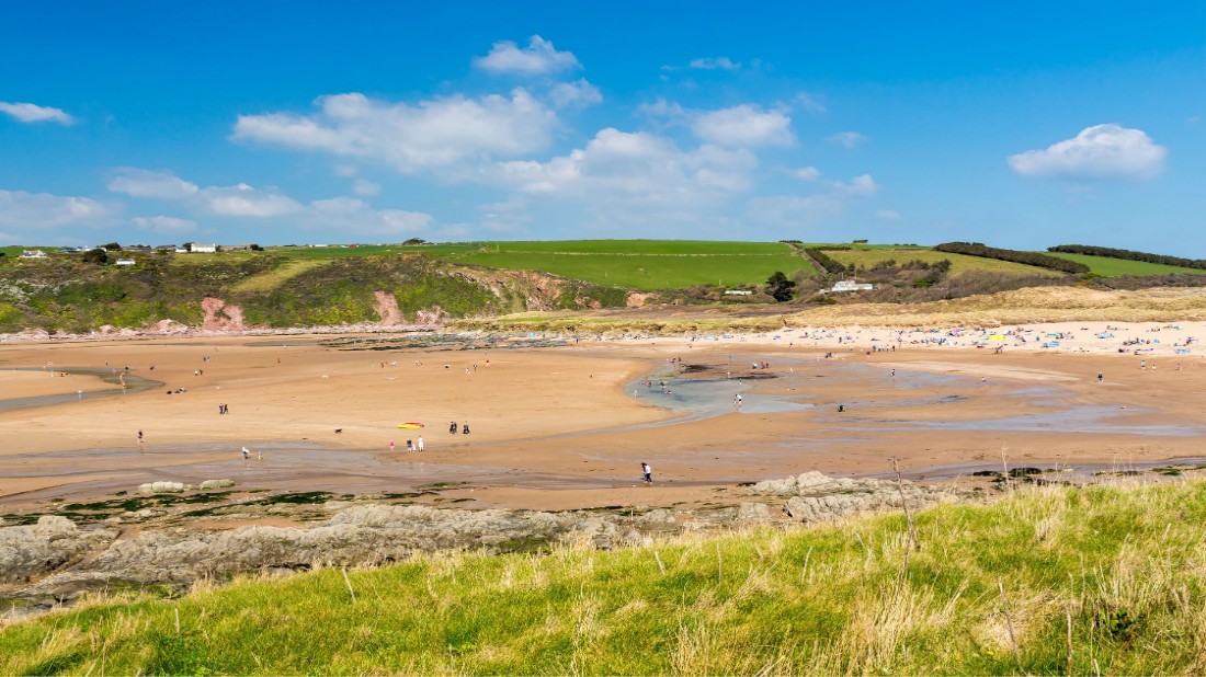Bantham Beach in Devon
