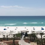 Beach Resort in Florida aerial view