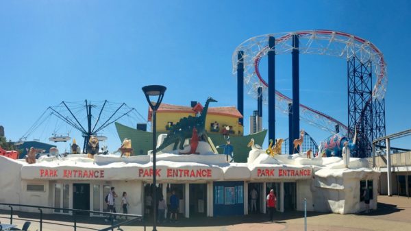 Blackpool Pleasure Beach Theme Park Entrance