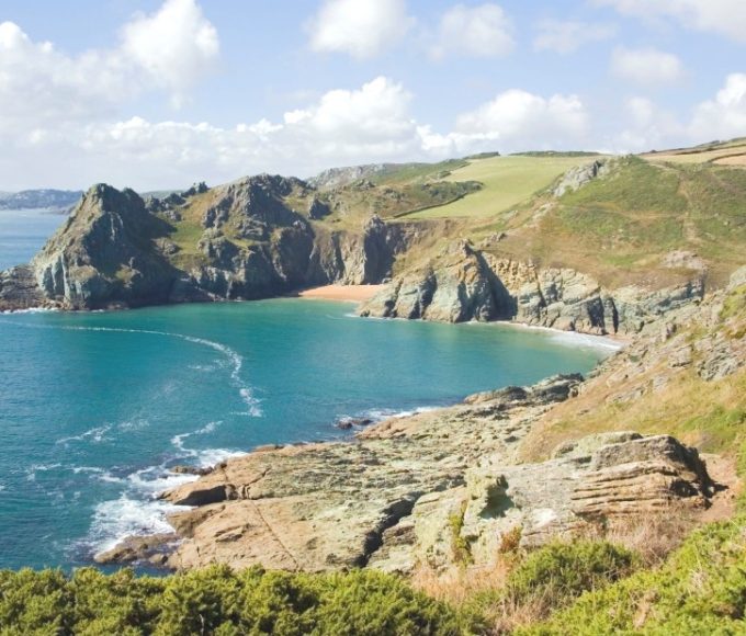 Devon scenic ocean view