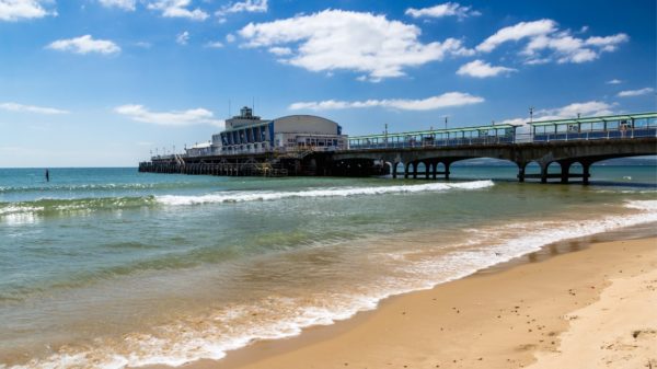 Beach scenery in Dorset