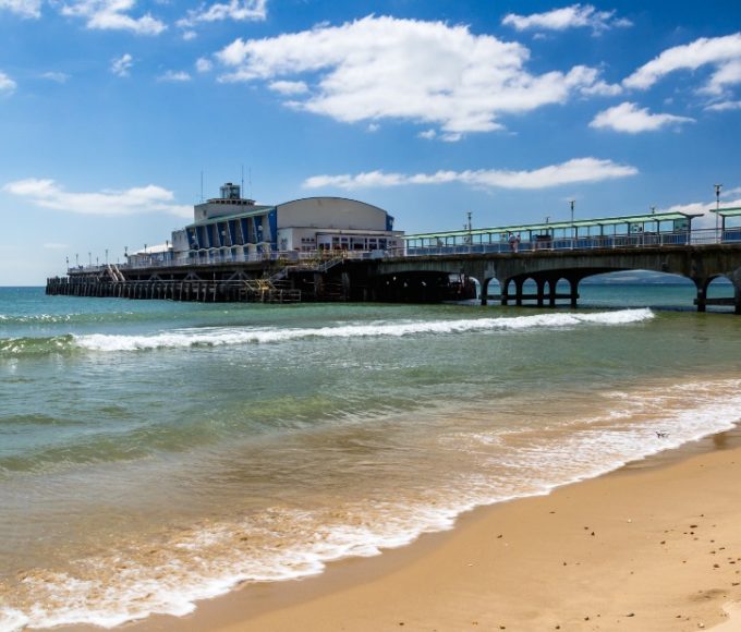 Beach scenery in Dorset