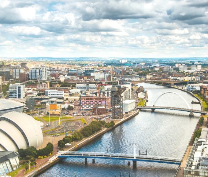 Glasgow, Scotland cityscape