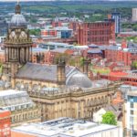 Leeds, Yorkshire aerial view