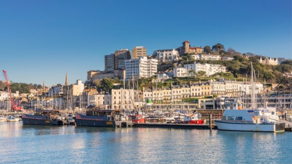 Torquay, South Devon skyline