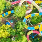 Aerial view of a Waterpark