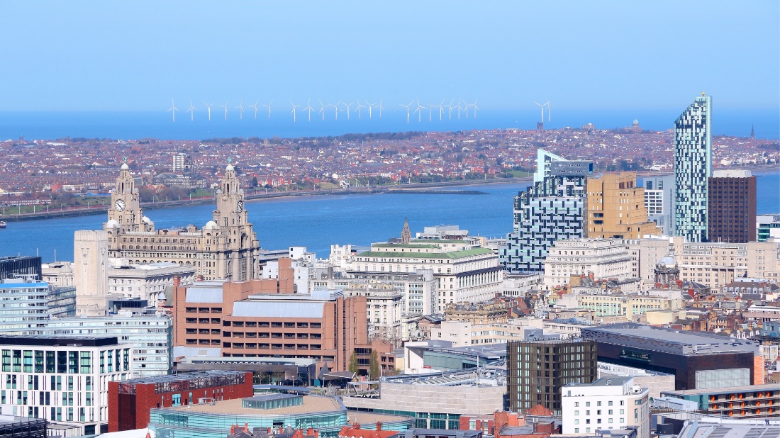 Liverpool buildings and skyline