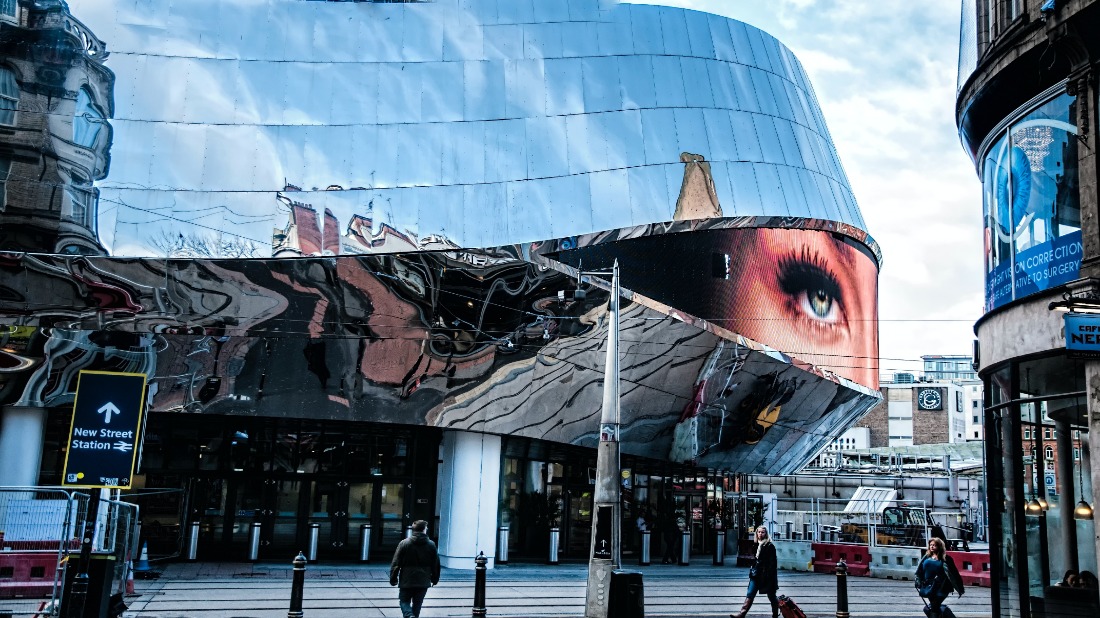 Buildings in Birmingham, UK
