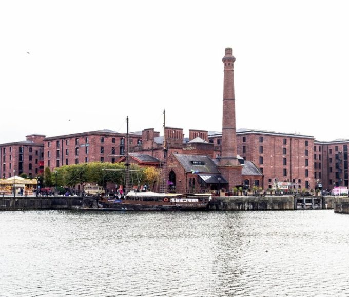 View of Liverpool City Center