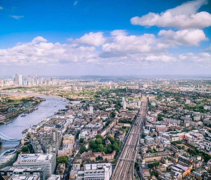 London aerial view