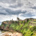 Landscape photo of the Newcastle castle