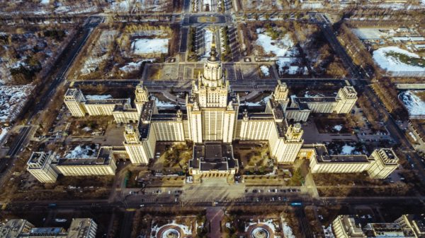 Aerial View Photography of a High-rise Building in Oxford