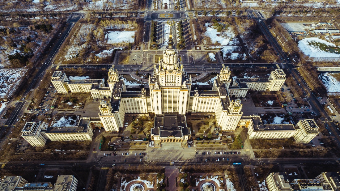 Aerial View Photography of a High-rise Building in Oxford
