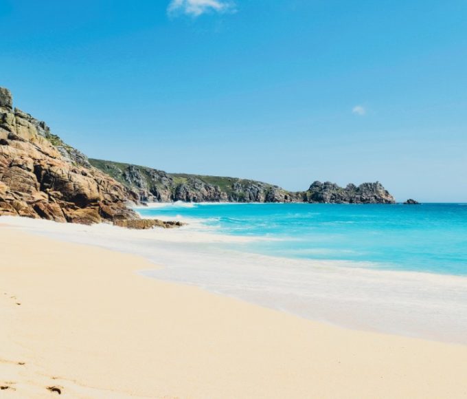 Porthcurno Beach, Cornwall Scenery
