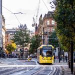 Tram in Princess Street, Manchester
