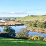 Scenic view of River Dart in Devon